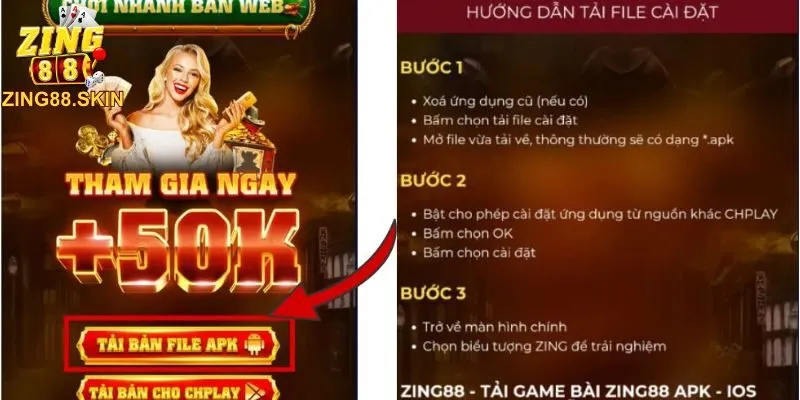Hướng dẫn tải game Zing88 bản Android đơn giản cho người mới 